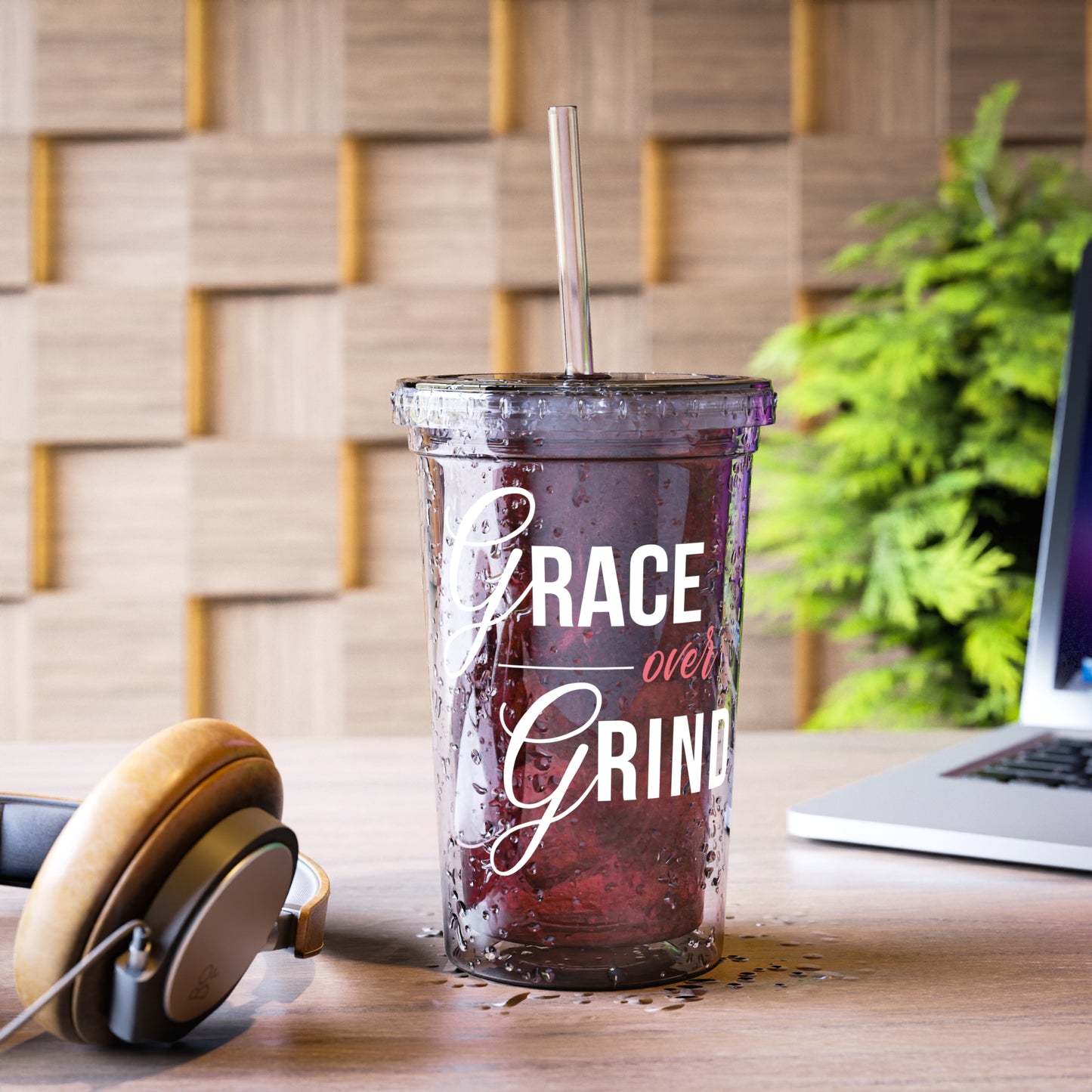 Grace over Grind Acrylic Cup