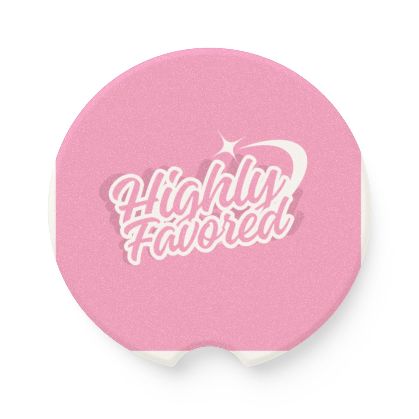 Highly Favored Soapstone Car Coaster