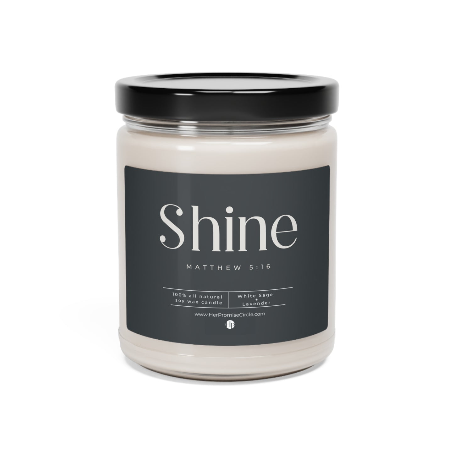 "Shine" Scented Soy Candle, 9oz