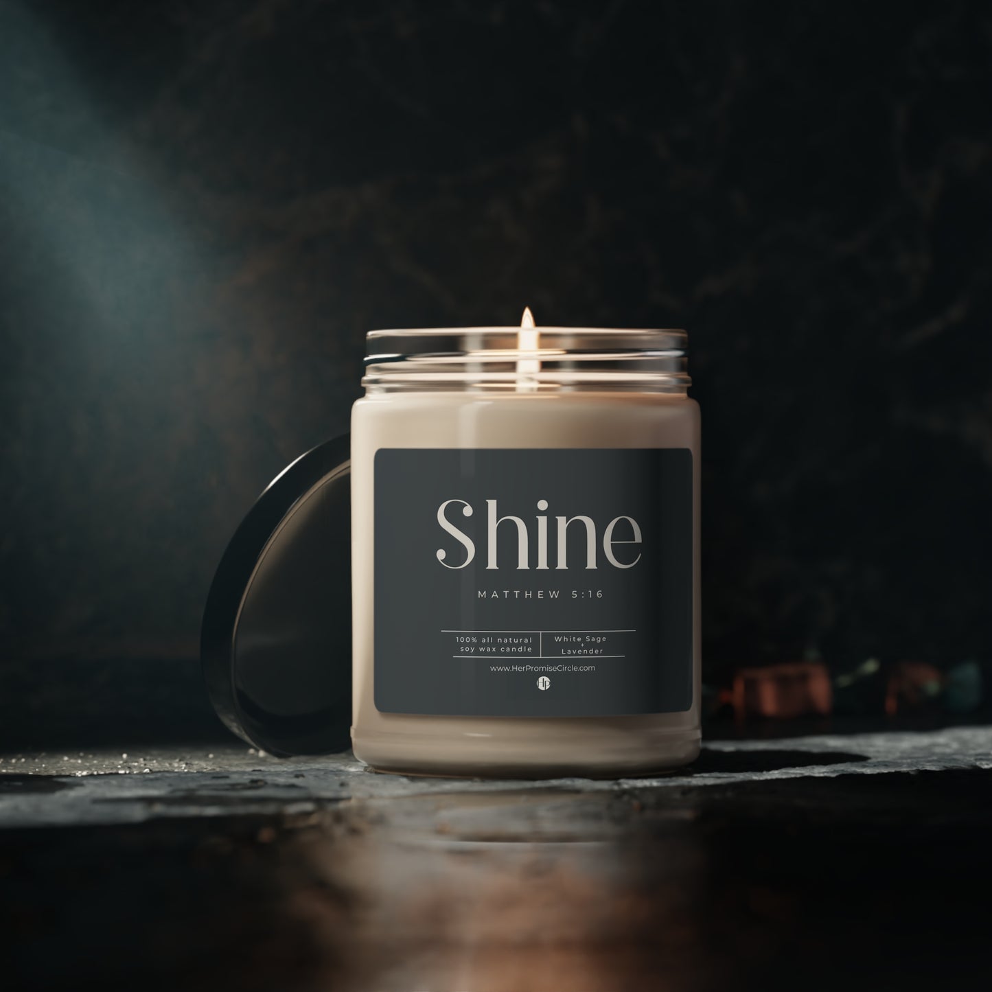 "Shine" Scented Soy Candle, 9oz