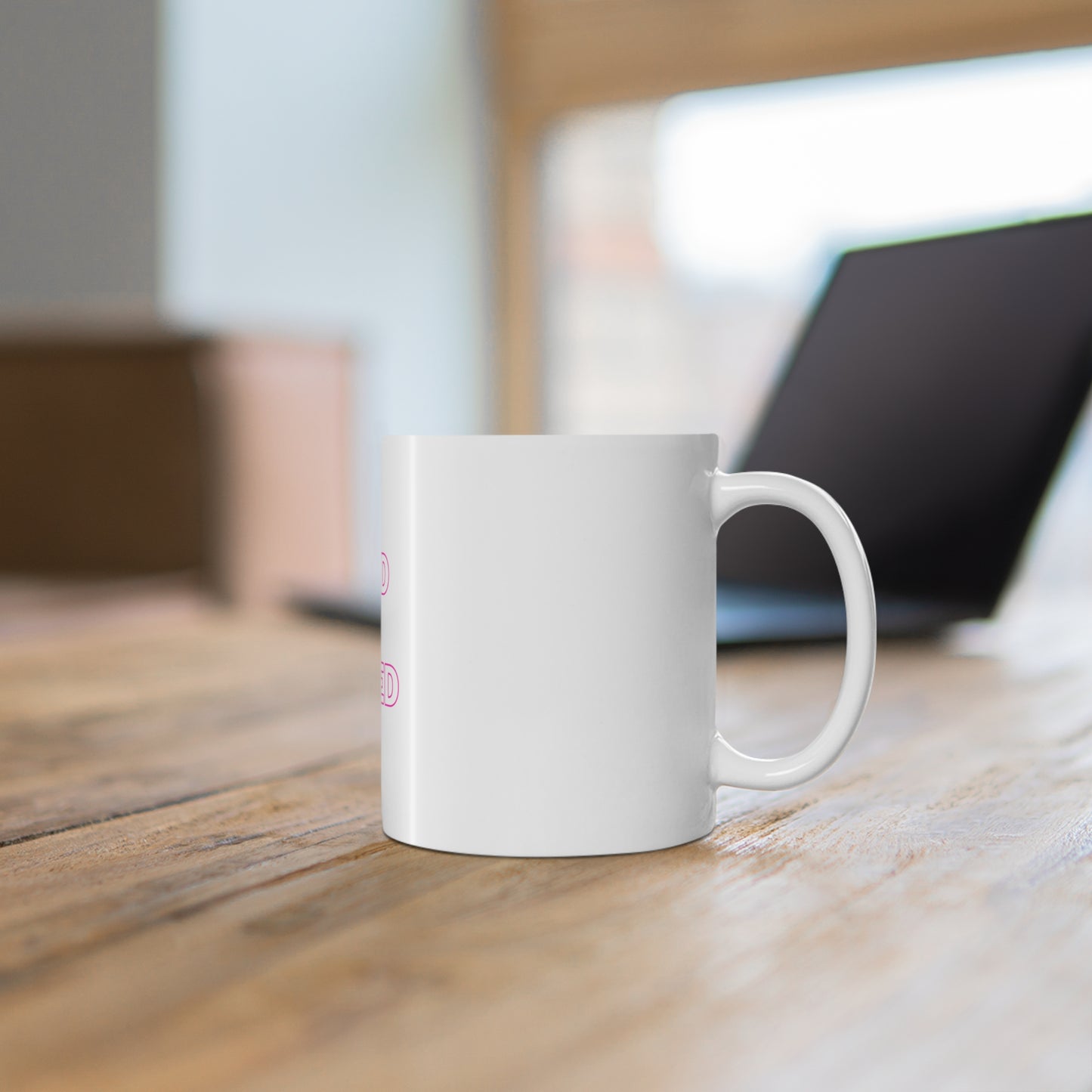 Hot Pink Saved and Slayed Mug 11oz