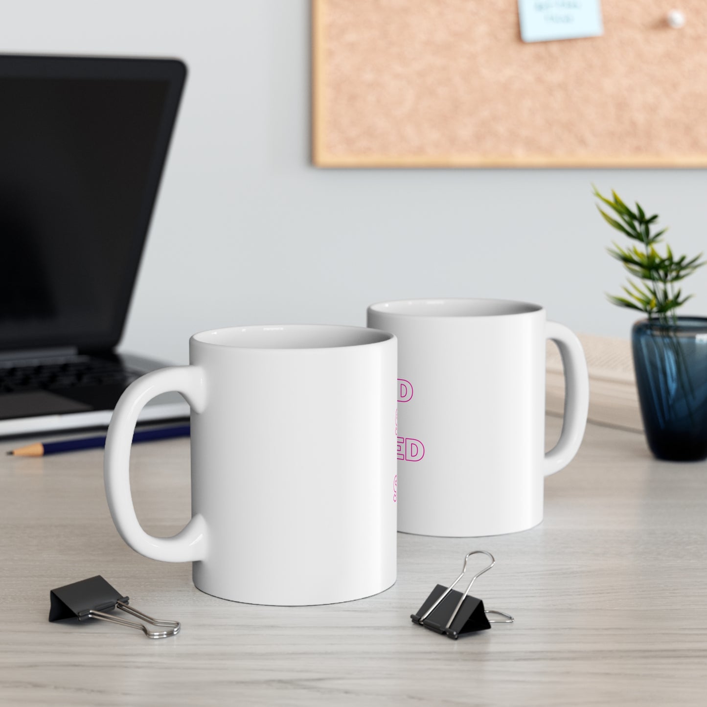 Hot Pink Saved and Slayed Mug 11oz
