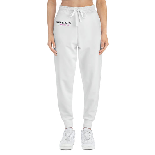 Walk by Faith Athletic Joggers (AOP)