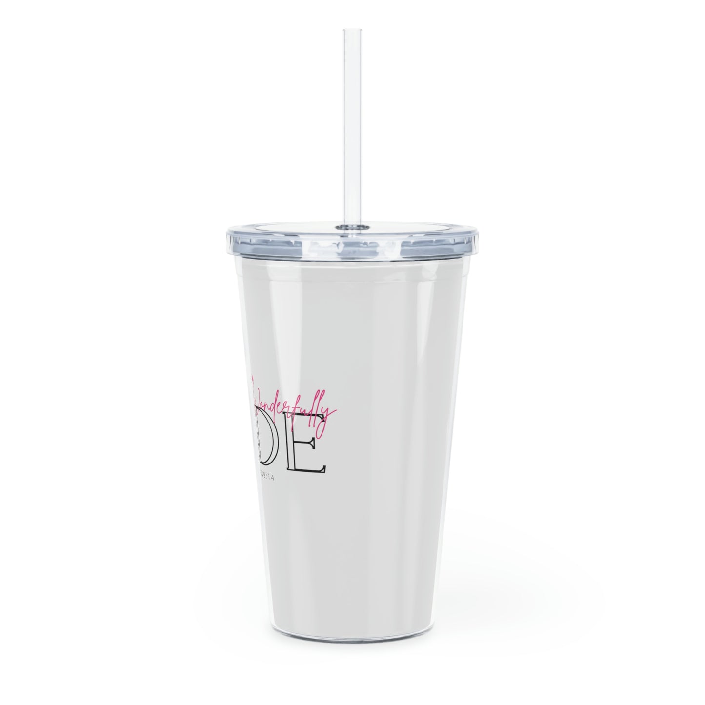 Fearfully and Wonderfully Made Tumbler with Straw