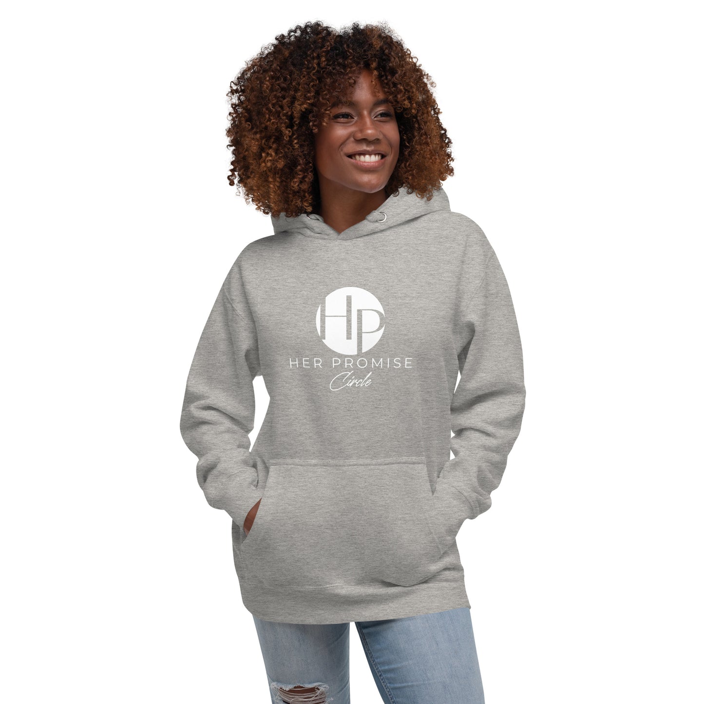 Classic Black Her Promise Circle Women's Hoodie