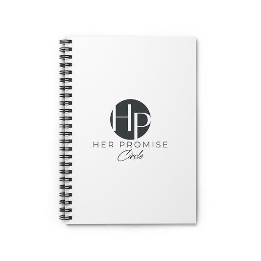 Her Promise Circle Spiral Notebook — Ruled Journal for Women’s Goals & Faith
