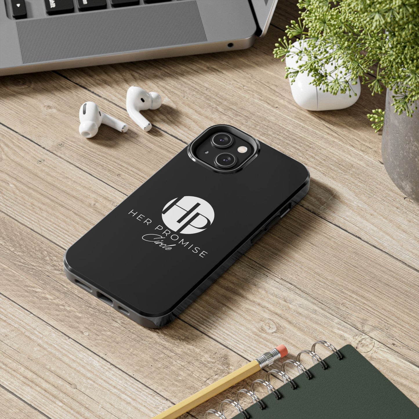 Tough Phone Case — Her Promise Circle Logo Protective Cover