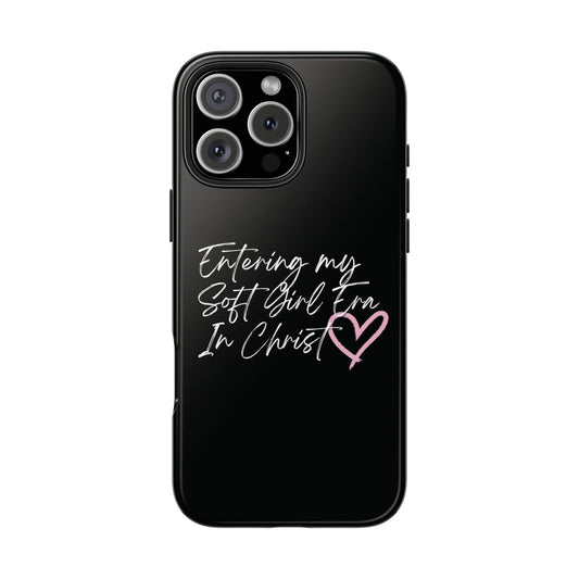 "Soft Girl Era In Christ" Phone Cases