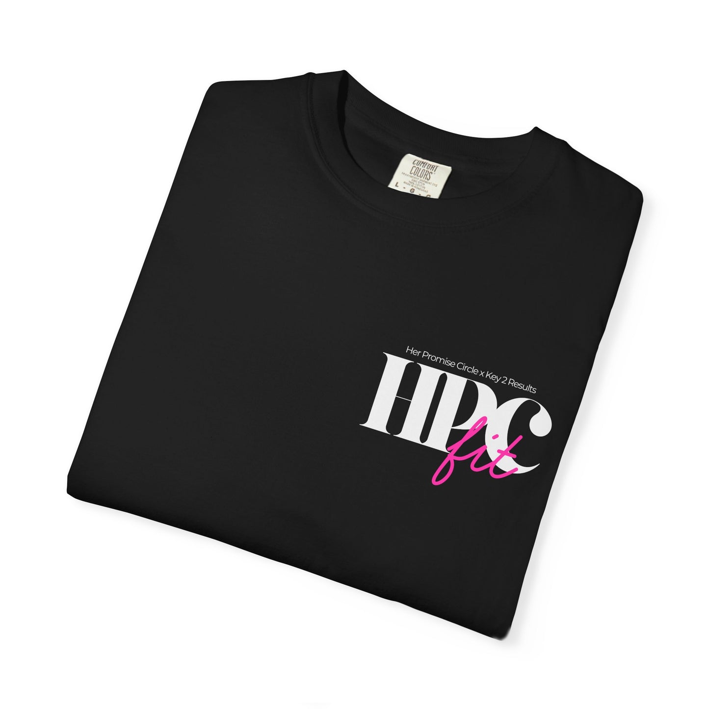 HPC FIT  Girl T-Shirt — Cute Pink Script Logo Tee for New & Expecting Moms