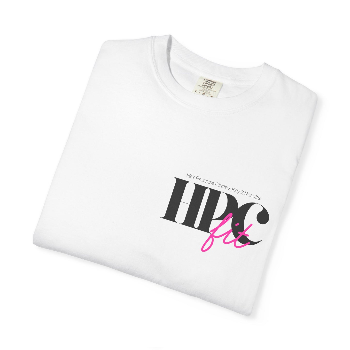 HPC FIT  Girl T-Shirt — Cute Pink Script Logo Tee for New & Expecting Moms