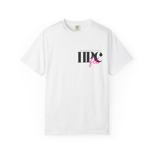 HPC FIT  Girl T-Shirt — Cute Pink Script Logo Tee for New & Expecting Moms