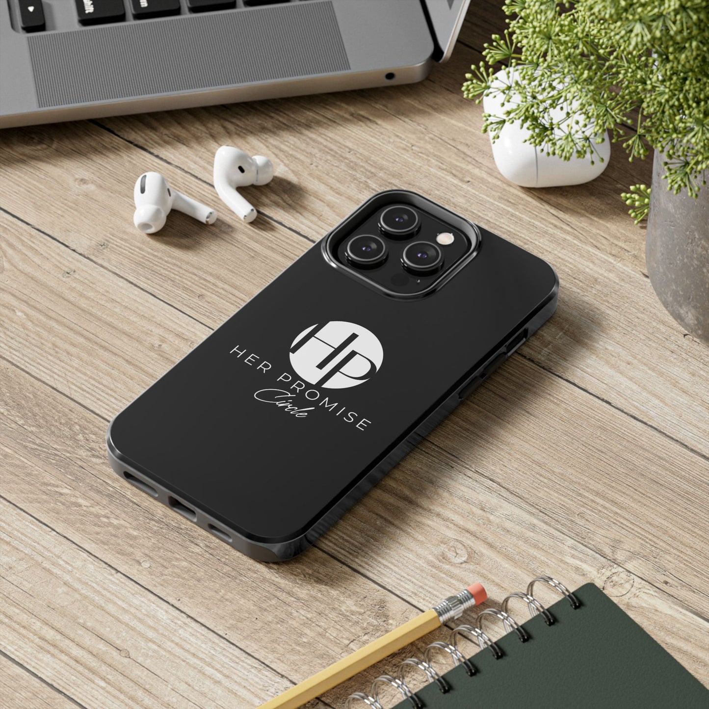 Tough Phone Case — Her Promise Circle Logo Protective Cover
