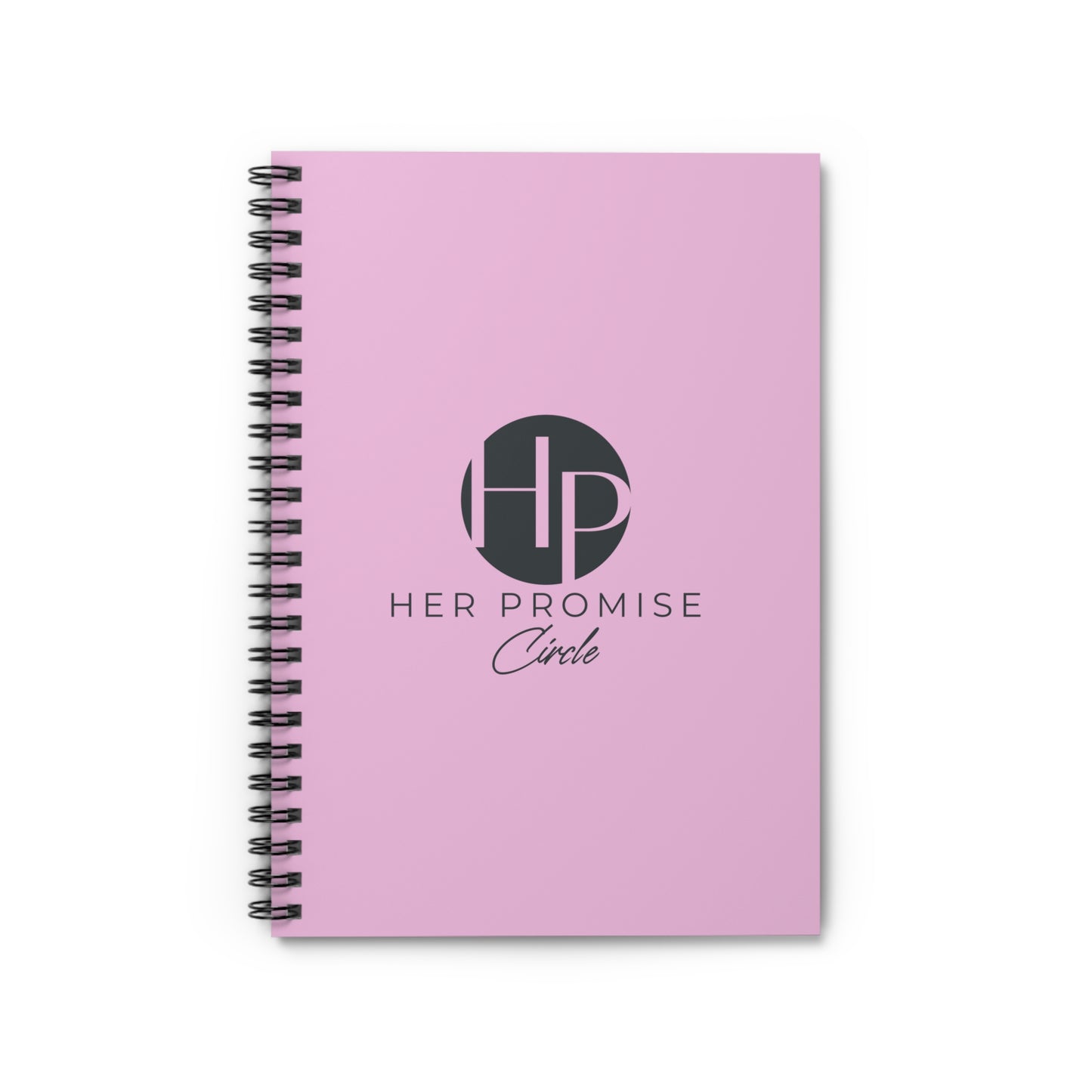 Her Promise Circle Pink Spiral Notebook — Ruled Journal for Women’s Notes & Planning