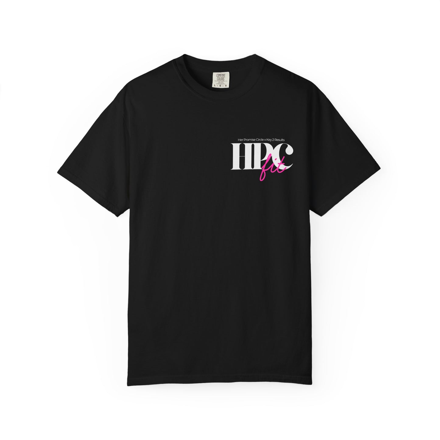 HPC FIT  Girl T-Shirt — Cute Pink Script Logo Tee for New & Expecting Moms