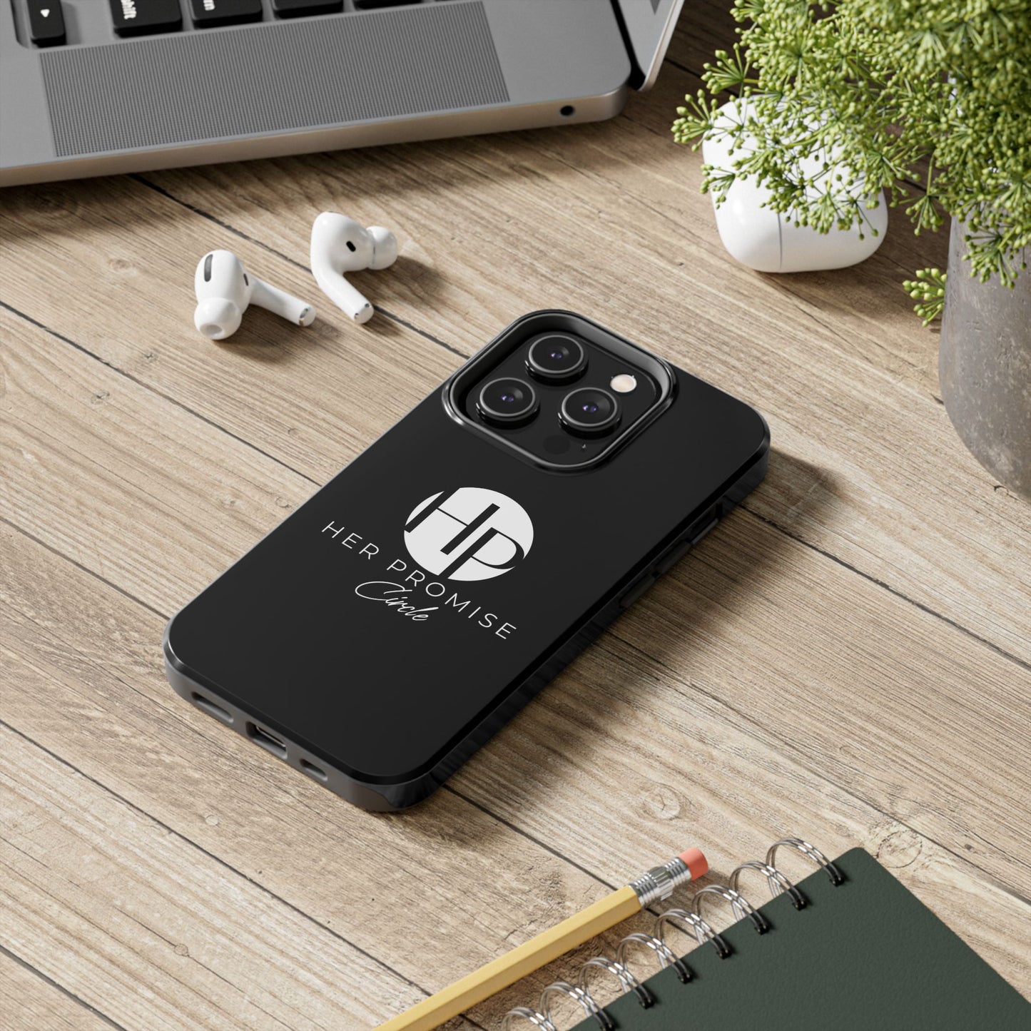 Tough Phone Case — Her Promise Circle Logo Protective Cover