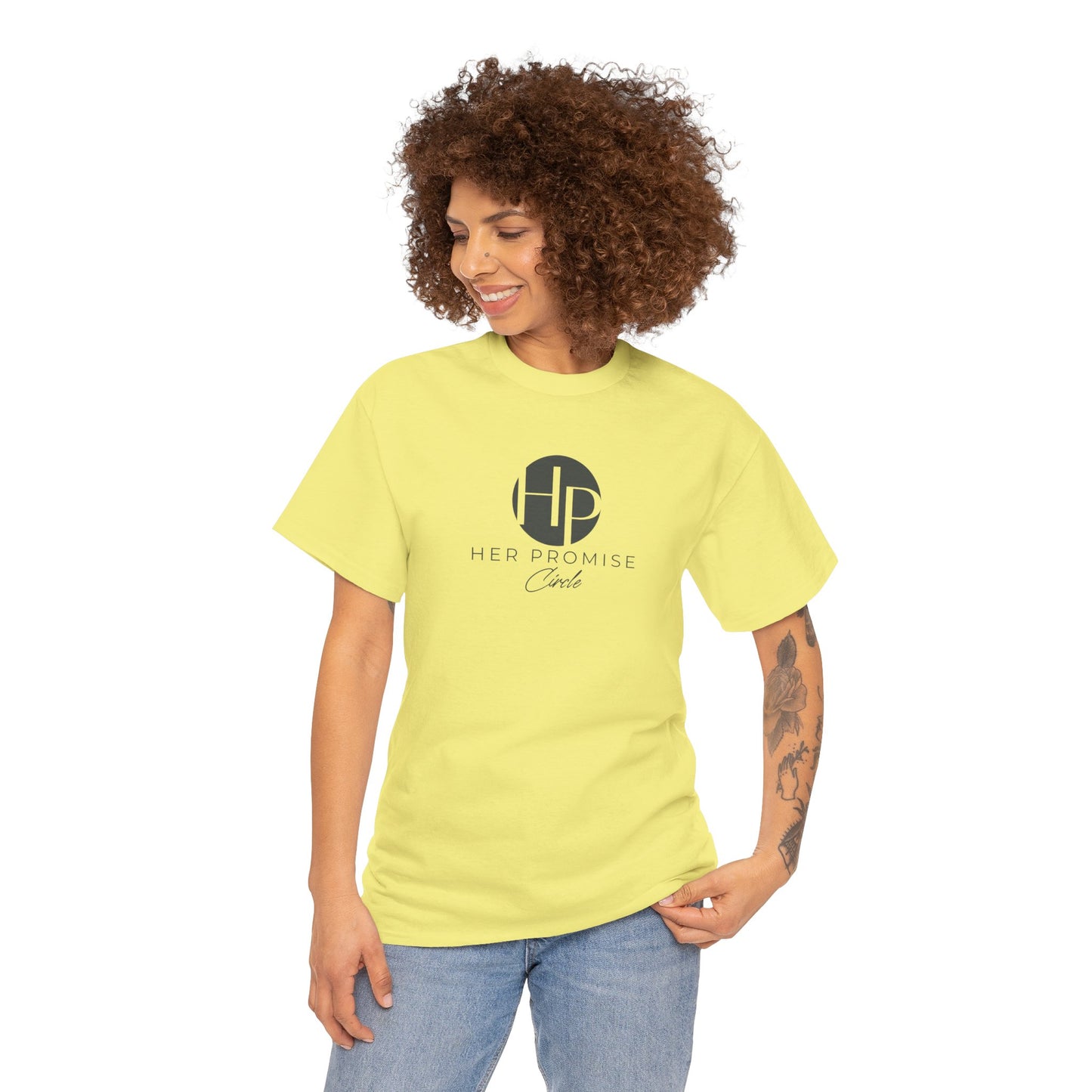 Her Promise Circle Women's Tee Shirt - Unisex Heavy Cotton