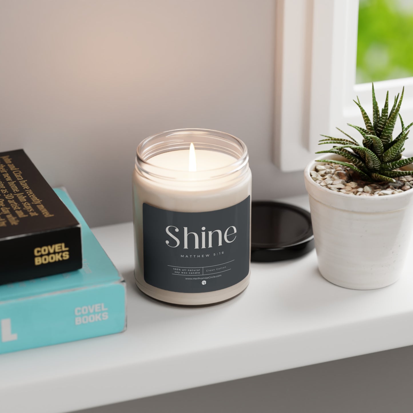 "Shine" Scented Soy Candle, 9oz