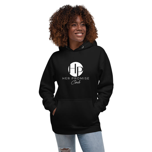 Classic Black Her Promise Circle Women's Hoodie